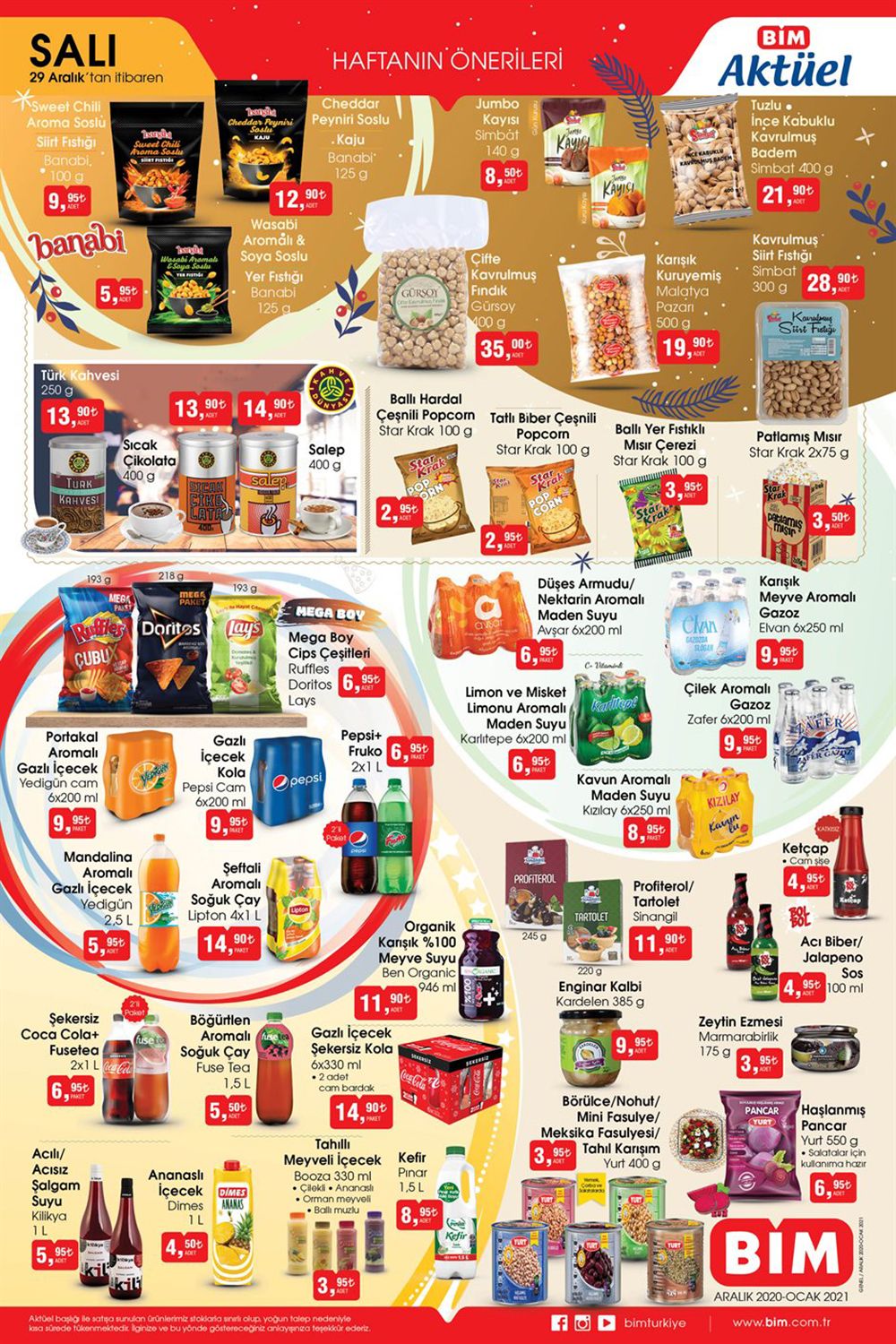 bim 29 aralik 2020 aktuel urunler