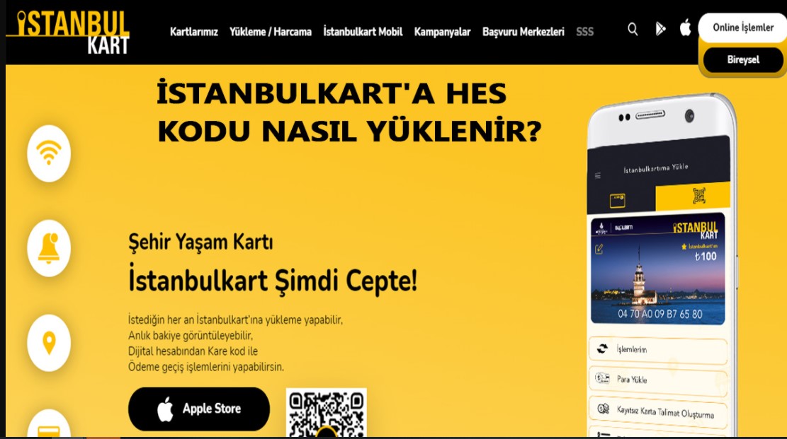 İstanbulKart’a HES kodu nasıl yüklenir?