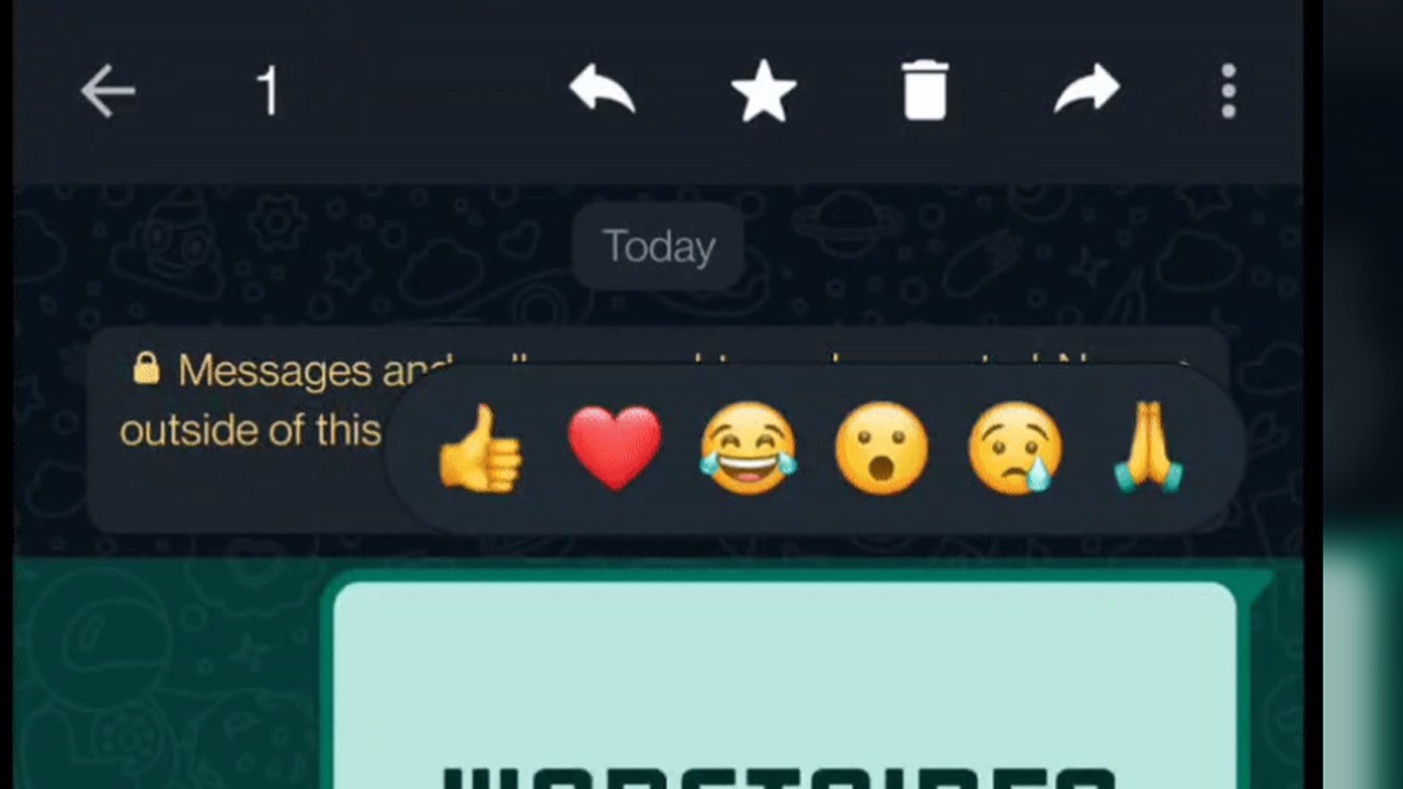 whataspp emoji ile tepki verme ozelligi nasil kullanilir