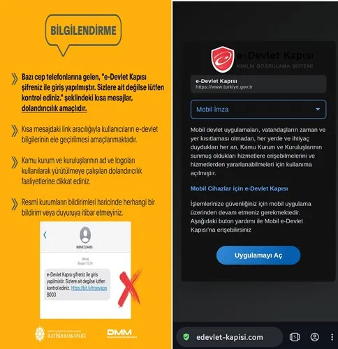 İBB Görünümlü Sahte E-Devlet Mesajlarıyla Dolandırıcılık Yapılıyor
